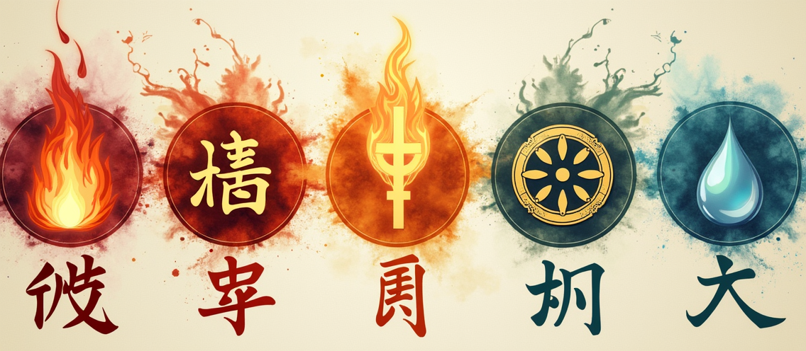 5 ธาตุในดวงจีน